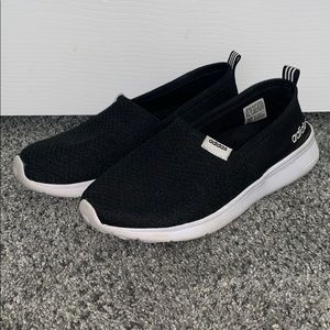 Black adidas  slip-ons